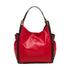 Borsa a spalla rossa da donna con logo in metallo Romeo Gigli Blanche, Borse e accessori Donna, SKU b511000484, Immagine 0